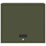 vidaXL Armoire murale pour garage Vert olive 60 x 40 x 53 cm