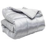 vidaXL Duvet d'hiver 200 x 240 cm 450 g/m² Argenté