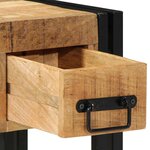 vidaXL Table d'appoint Marron 30 x 30 x 40 cm bois de manguier massif