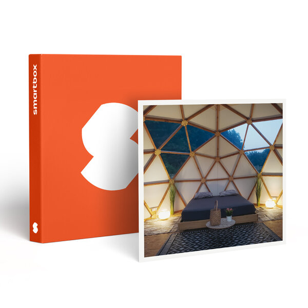 SMARTBOX - Coffret Cadeau Séjour insolite en famille : 2 jours en dôme près d’Aurillac -  Séjour