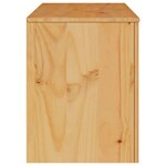 vidaXL Meuble TV Drammen Chêne 99 x 43 x 55 cm Bois de pin massif