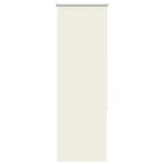 vidaXL Store enrouleur occultant blanc cassé 45x175cm largeur du tissu