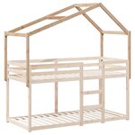 vidaXL Toit de lit pour enfants 203x80 5x142 cm bois de pin massif