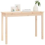 vidaXL Table console 110x40x75 cm Bois massif de pin