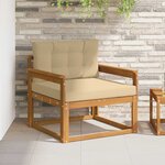 vidaXL Sofa de milieu extérieur Naturel