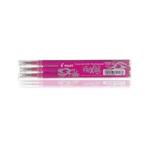 Set de 3 Recharges friXion Ball (BLS-FR7) Rose PILOT