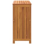vidaXL Table console de jardin 80x35x75 cm bois massif d'acacia