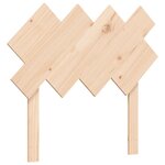 vidaXL Cadre de lit sans matelas 90x200 cm bois massif