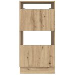 vidaXL Armoire à Laver avec stockage Chêne artisanal 50 x 68 x 102 cm