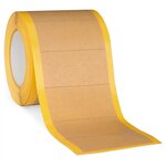 Pastille adhésive en papier brun (lot de 1500)