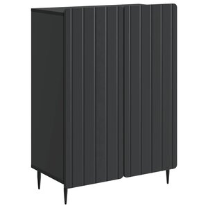 vidaXL Buffet Noir 66 x 34 5 x 92 cm Bois d'ingénierie