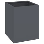 vidaXL Cache-pot de jardin Anthracite 50 x 32 x 40 cm