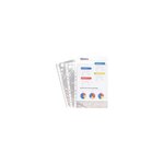 Sachet 10 Pochettes Perforées Premium Polypropylène 140micron A4+ - Incolore - X 5 - Exacompta