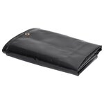 vidaXL Bâche de protection 650 g/m² 3 5x2 5 m Noir