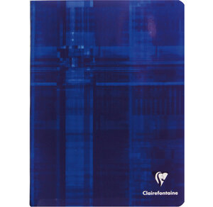 Cahier piqué 17x22 96 pages 90g Séyès Coloris Aléatoire CLAIREFONTAINE