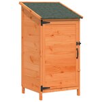 vidaXL Abri de jardin Marron 59 x 56 x 113 5 cm Bois de Sapin Massif