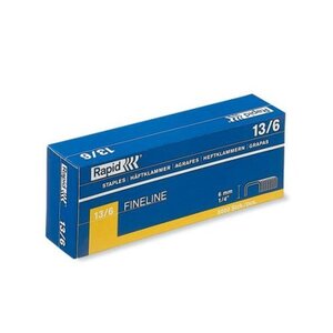 Boite de 5000 Agrafes 13/6, zinguées RAPID