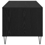 vidaXL Table basse Chêne noir 90 x 49 x 45 cm Bois d'ingénierie
