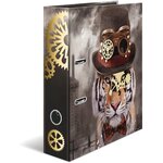 Classeur à motif 'Steampunk', A4, tigre HERMA