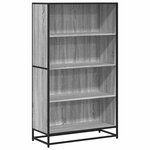 vidaXL Bibliothèque sonoma gris 80 5x35x139 cm bois d'ingénierie