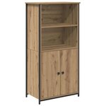 vidaXL Haut Armoire Chêne artisanal 62 x 36 x 121 5 cm