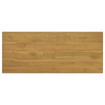 vidaXL Armoire murale de salle de bain 110x45x30 cm Teck solide