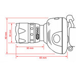 Ks tools lampe frontale led cree power 100 lumen 550.1238