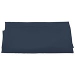 vidaXL Tissu de remplacement pour parasol déporté Bleu 350 cm
