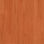 vidaXL Tête de lit avec étagères marron cire 160 cm bois massif de pin
