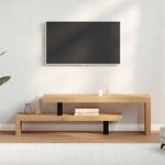 vidaXL Meuble TV Bois de manguier massif