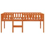 vidaXL Lit pour enfants sans matelas cire marron 90x200 cm pin massif