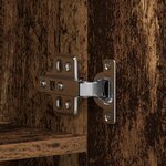 vidaXL Cabinet à chaussures avec étagère Marron 80 x 35.5 x 180 cm