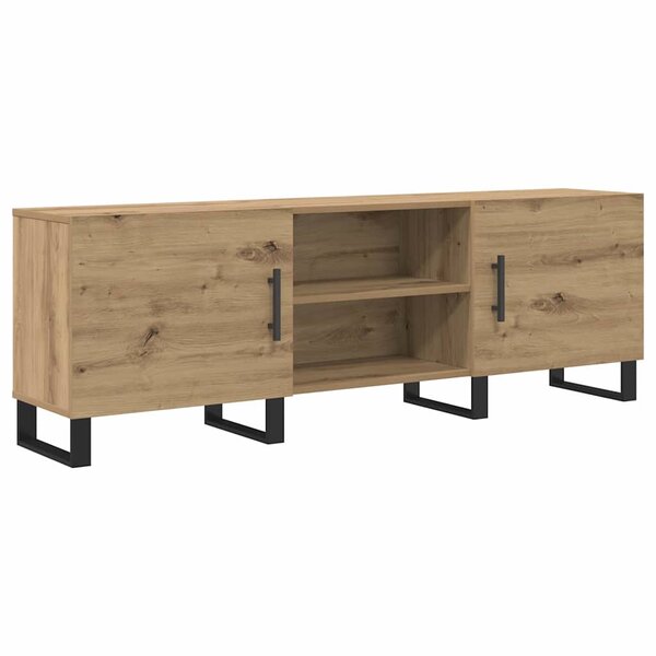 vidaXL Meuble TV Chêne artisanal 150 x 30 x 50 cm Bois d'ingénierie