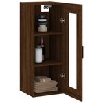 vidaXL Armoire murale chêne marron 34 5x34x90 cm