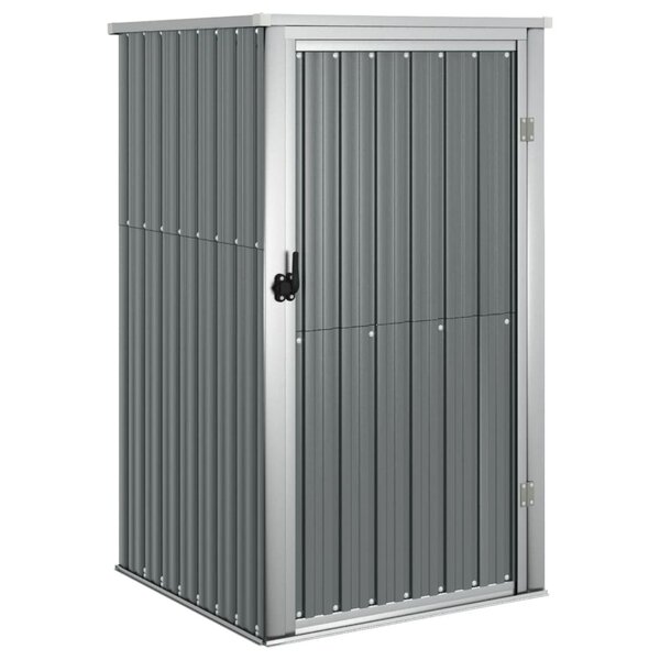 vidaXL Abri à outils de jardin gris 88x89x161 cm acier galvanisé
