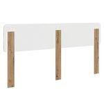 vidaXL Tête de lit Chêne artisanal 200 cm Bois d'ingénierie