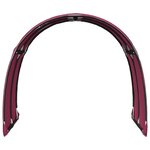 vidaXL Tunnel de lit 2 Pièces Rouge 211 x 67 5 x 2 cm Polyester