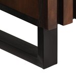 vidaXL Table de chevet marron 50x34x60 cm bois manguier solide