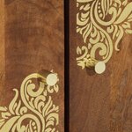 vidaXL Buffet Marron miel Bois d'acacia massif 60 x 33 x 75 cm Buffet