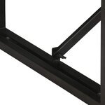 vidaXL Table basse multicolore 100x50x35cm bois de récupération massif