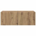 vidaXL Meuble TV mural 2 Pièces Chêne artisan 60 x 31 x 29.5 cm