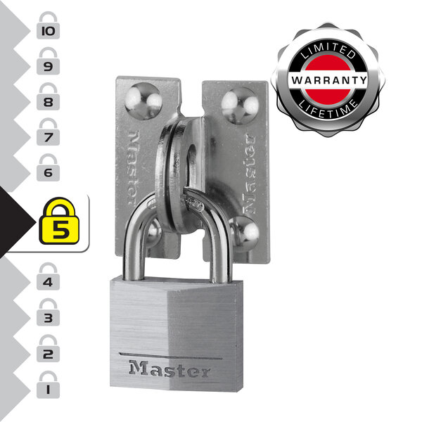 914060REURD Pack comprenant des Œillets Droits et un Cadenas à Clé