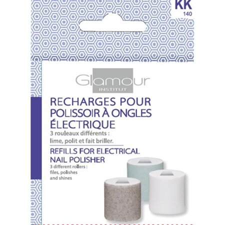 GLAMOUR INSTITUT - RECHARGES POUR POLISSOIR DESIGN COMPACT