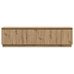 vidaXL Meuble TV Chêne artisanal 180 x 38 x 49 cm Bois d'ingénierie