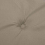 vidaXL Coussin de banc de jardin taupe 180x50x3 cm tissu oxford