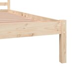 vidaXL Cadre de lit sans matelas 150x200 cm