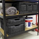 Pack and Move - Bac Rangement Pliable - Charge 5 kg - 27 5 x 37 x 19 cm - Stockage Outillage Bricolage - Rangement Facile - Robuste- 15L