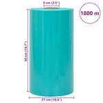 vidaXL Film étirable agricole vert 25 µm 50 cm x 1800 m