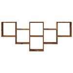 vidaXL Étagère murale vieux bois 159x18x66 cm bois d'ingénierie