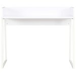 vidaXL Bureau Blanc 90x60x88 cm